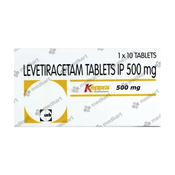 keppra 500mg tablet 10's